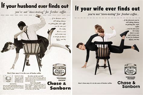 photographer eli rezkallah reverses the roles in the sexist pubs of the 60s and the result is