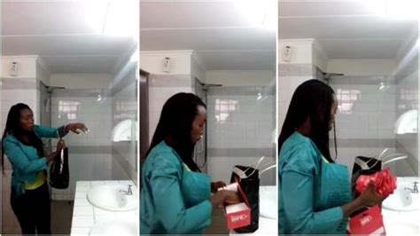 Lady Caught On Camera Stashing Condoms In Her Handbag Video Goes Viral Watch Gh