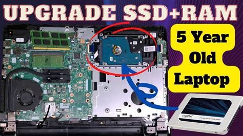 Upgrade Old Laptop How To Install Ssd Ram To Improve Performance Youtube