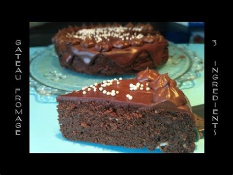 C'est vrai qu'elle est sympa ! Gateau au fromage et chocolat avec seulement 3 Ingredients/Recette facile - YouTube