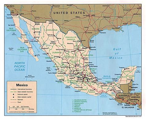 Large Detailed Political Map Of Mexico With Roads And Vrogue Co