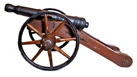 Revolutionary War 6 Pound Field Signal Cannon Miniature Land And Sea