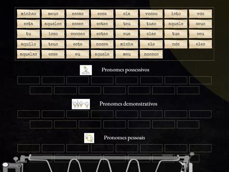 Pronomes Pessoais Possessivos E Demonstrativos Group Sort