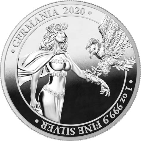 Germania 2020 Proof 5 Mark 1 Oz Pure Silver Proof Round The Coin Shoppe