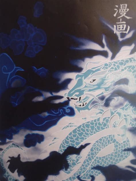 Blue Smoke Dragon By Living Inthemoment On Deviantart