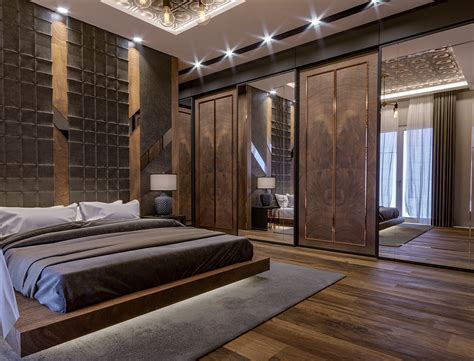 Wood Bedroom İnterior Design On Behance