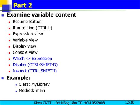 Debugging Java Programs Using Eclipse Debugger Ppt Download