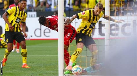 Borussia Dortmund 1 0 Bayer Leverkusen Marco Reus Scores Winner Bbc