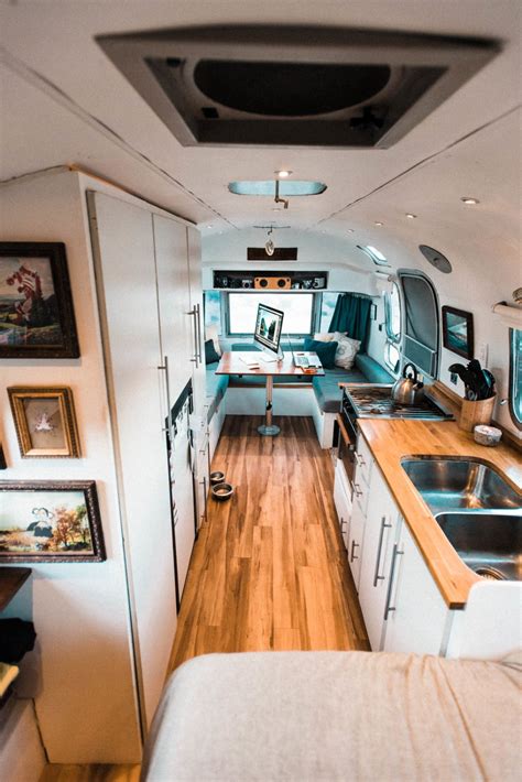 Photo 14 Of 15 In A Photographer Couple S Airstream Renovation Lets Airstream Interior
