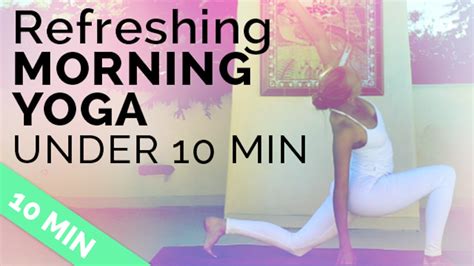Easy Morning Yoga Sequence To Start Your Day Right Under 10 Minutes