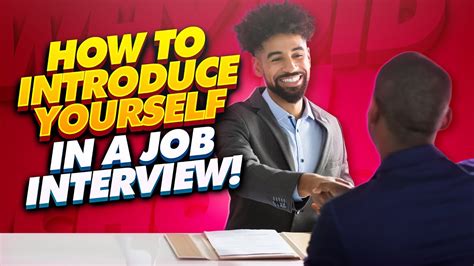 How To Introduce Yourself In A Job Interview Best Tips Sample