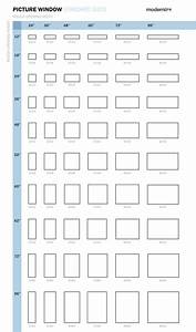 Standard Window Sizes For Your House Dimensions Size Charts
