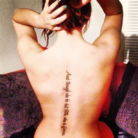 Stoke the fire with our and though she be but little, she is fierce manifestation tattoo. "And though she be but little, she is fierce." #tattoo ...