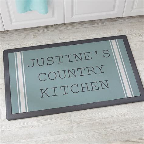 Dry your dishes with durable and stylish kitchen towels in solids, stripes and holiday patterns. Farmhouse Expressions Personalized Kitchen Mat - 20x35 ...