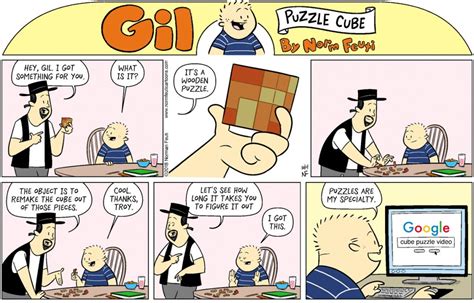 Gil 1014 “puzzle Cube” Norm Feuti Cartoons