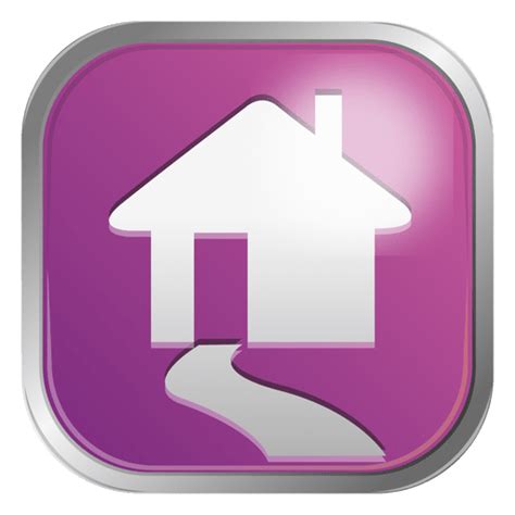 Purple House Icon Transparent Png And Svg Vector File