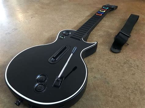 Xbox 360 Guitar Hero Gibson Les Paul Wireless Controller 95123 805 Band Hero Ebay Guitar