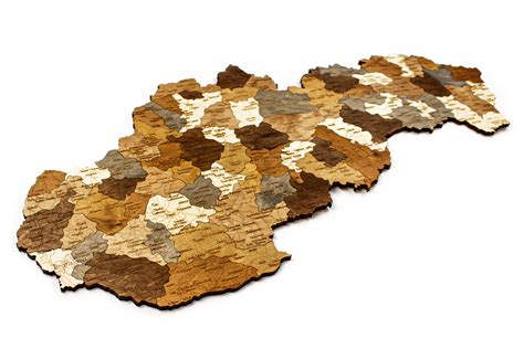 Predajte ľahko a rýchlo na bazoš.sk. Nástenná drevená mapa Slovenska - 100x50 cm - 68travel