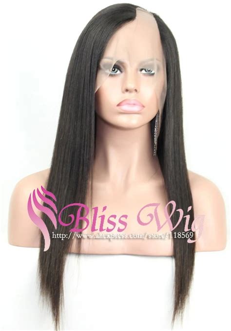 Wholesale Silky Straight U Part Wig Human Hair Brazilian Virgin Side