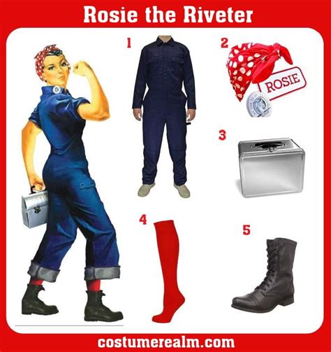 rosie the riveter costume halloween costume guide