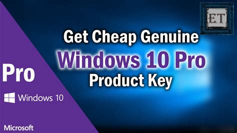 Get Genuine Windows 10 Pro Product Keys On Big Discounts 2020 Youtube