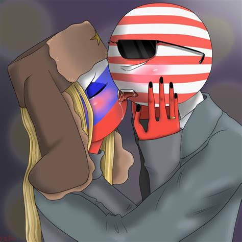 Countryhumans Fem Russia X Usa Россия х США Rusame РусАме Россия Мультипликационные