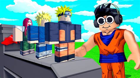 Construí Uma Super Fábrica De Naruto No Roblox Youtube