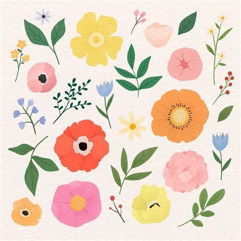 Colorful Flower Illustration Royalty Free Stock Illustration 935550