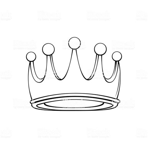 Crown Of The King Or Royal Crown Line Art Icon For Apps And Websites