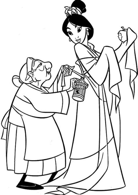 Coloring pages, followed by 1442 people on pinterest. Disney Coloring Pages Mulan at GetColorings.com | Free ...