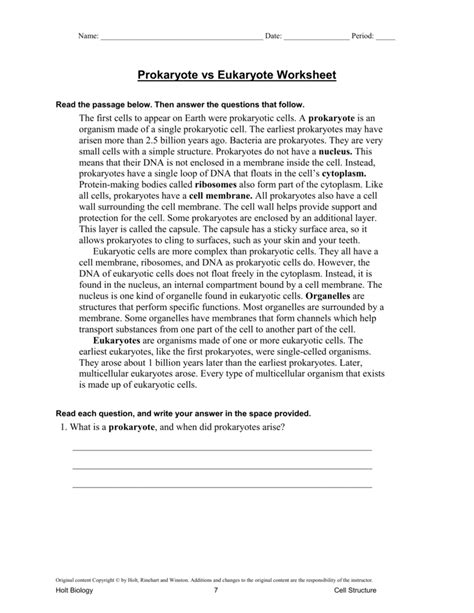 Robert hook was the first who discovered the cell in 1665. Prokaryotic Vs Eukaryotic Cells Worksheets