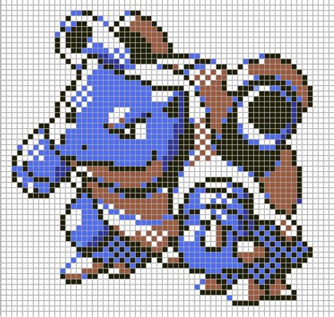 Pixel art pokemon grid eevee. Blastoise by Hama-Girl on deviantART | Pixel art pokemon ...