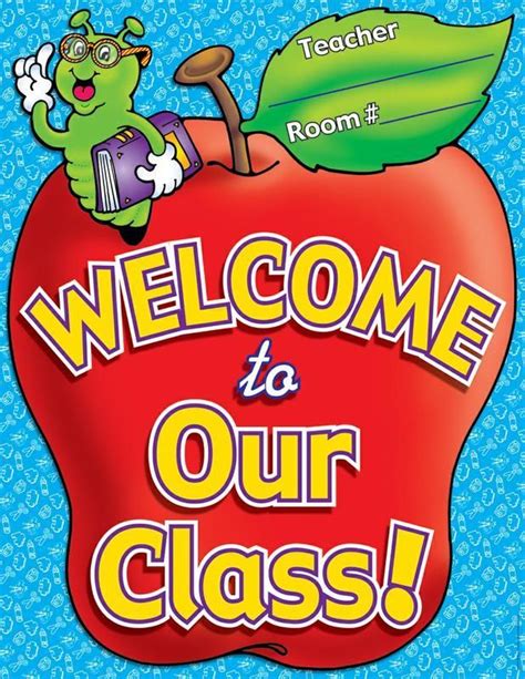 Chart Welcome To Our Class 17 X 22 Plastic Coated Class Poster