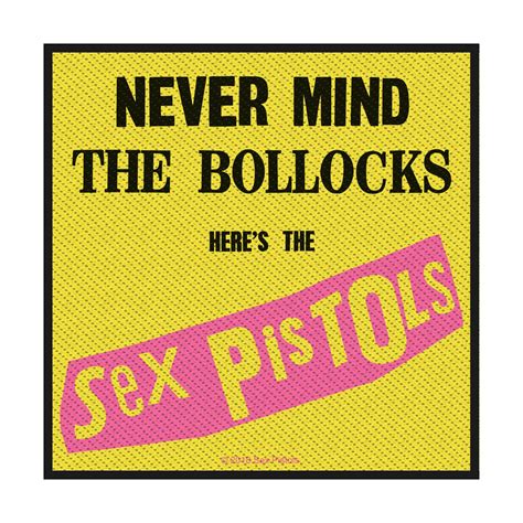 Sex Pistols Never Mind The Bollocks Patch Rockzone