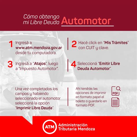 Atm Se Puede Obtener Libre Deuda Automotor De Manera Online Prensa