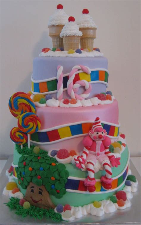 Candyland Cake Already Planning My Little Girls First Birthday Cake