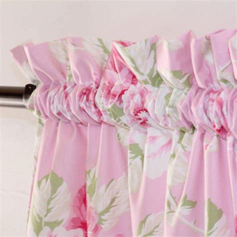 Curtain Panels Pair Pink Floral Shabby Chic Roses Shabbychicbed Shabby Chic Bedrooms