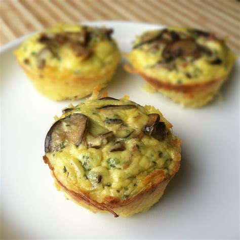 Wendy See Wendy Do Mini Mushroom Quiches With Hash Brown Crusts