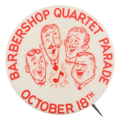 Barbershop Quartet Parade | Busy Beaver Button Museum