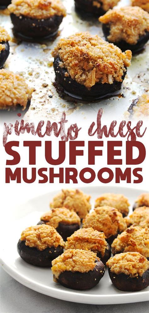 Season to taste with salt and black pepper. Pimento Cheese Stuffed Mushrooms | Recipe | Cheese stuffed ...