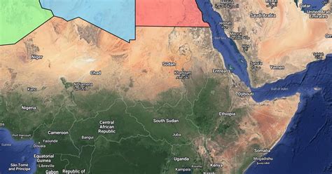 Thematic Map Of North Africa Scribble Maps