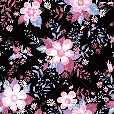 Floral Seamless Pattern Flower Background Flourish Ornamental Summer