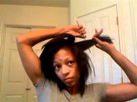While trimming off hair is the best solution, there are other effective methods to get rid of. SPLIT ENDs How to Cut Natural Hair - YouTube
