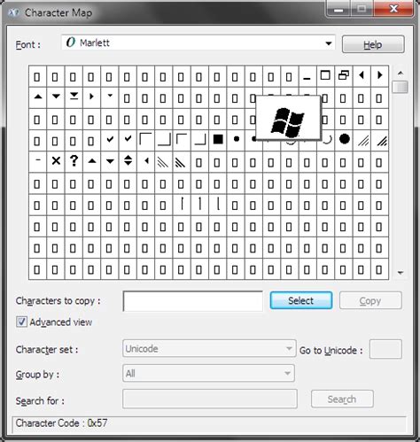 Apakah Ada Karakter Unicode Untuk Kunci Windows