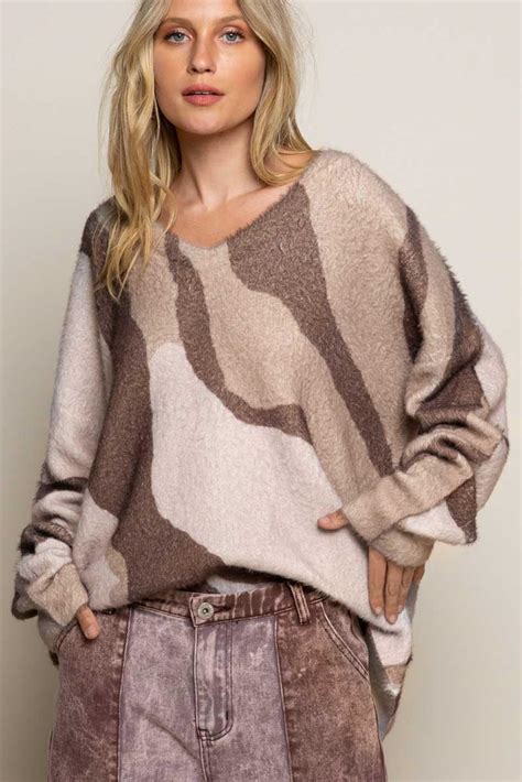 Fierce Zebra Mohiar Sweater Shop Trinkets Boutique