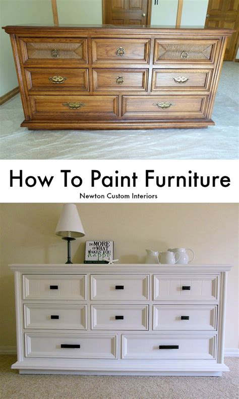 How To Paint Furniture - Newton Custom Interiors