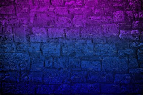 Neon Brick Design On Purple Wallpapers - Wallpaper Cave