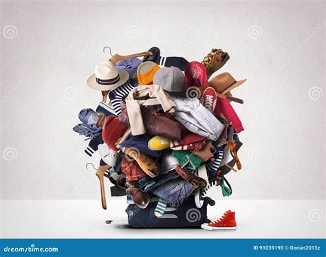 Clothes Stock Photo Image Of Clothes Wear Heap Shoes 91039190