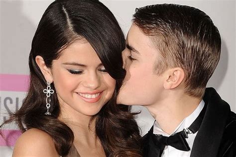 justin bieber shares a throwback kissing photo with selena gomez