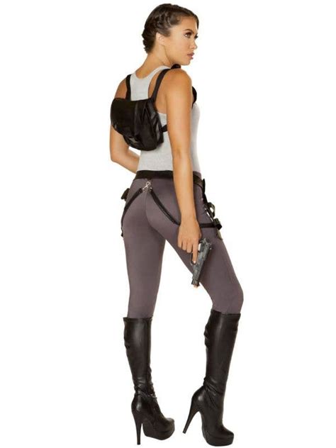 Lara Croft Womens Movie Costume Tomb Raider Costume For Women